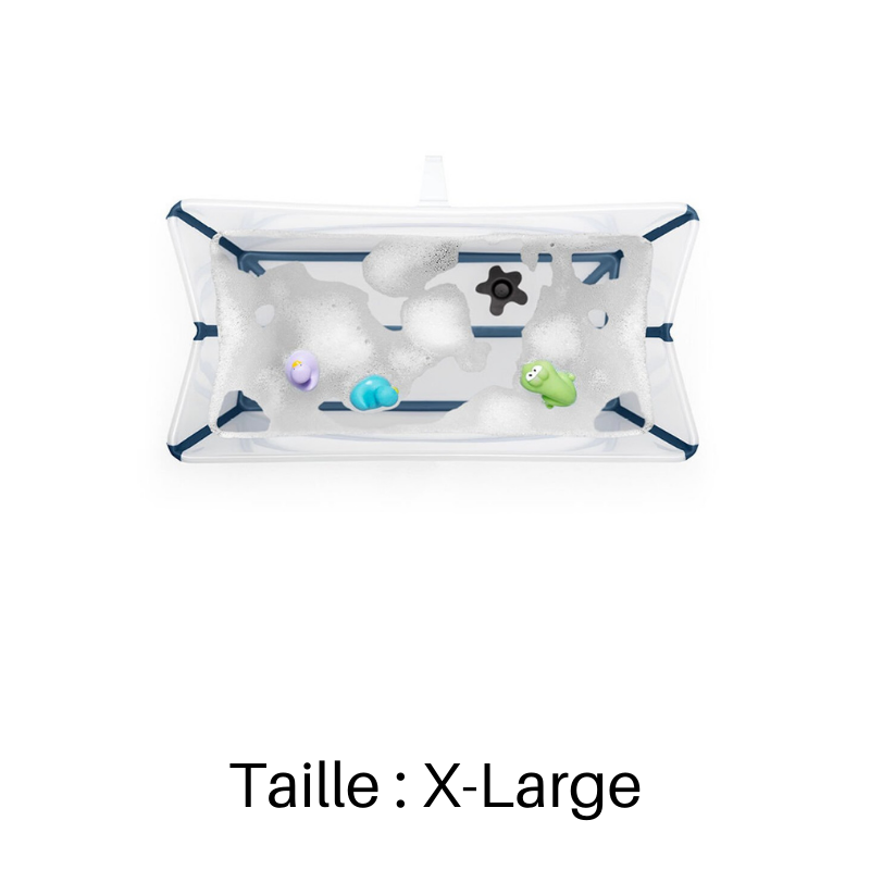 Baignoire pliable Flexibath X-Large Blanc/Bleu Stokke - Dröm Design