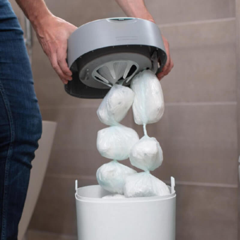 Recharge Sac Poubelle à Couches - Lot De 15, Compatible Plupart Des Poubelles à Couches - Film 7 Couches Anti-odeurs